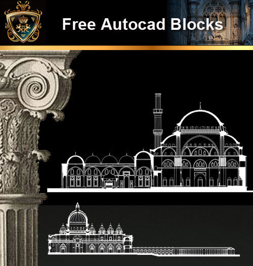 ★Free CAD Drawings-Architecture Drawings V.1 - Architecture Autocad Blocks,CAD Details,CAD Drawings,3D Models,PSD,Vector,Sketchup Download