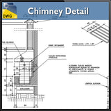 【CAD Details】Chimney CAD Details - Architecture Autocad Blocks,CAD Details,CAD Drawings,3D Models,PSD,Vector,Sketchup Download