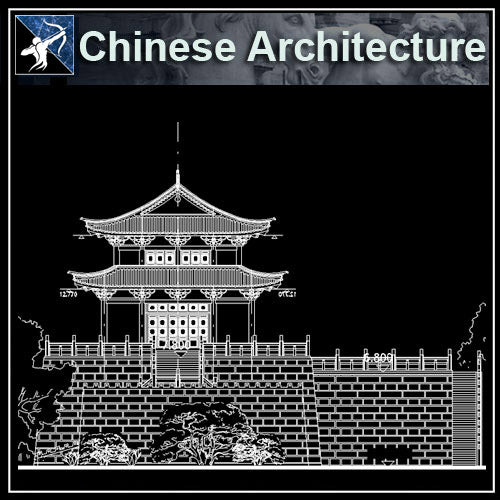 【Architecture CAD Projects】Chinese Architecture Design CAD Blocks,Plans,Layout V1