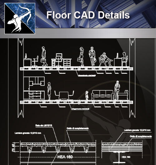 【Floor Details】-Free Floor CAD Details - Architecture Autocad Blocks,CAD Details,CAD Drawings,3D Models,PSD,Vector,Sketchup Download