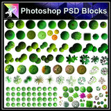 【Photoshop PSD Landscape Blocks】Landscape Tree Blocks 4 - Architecture Autocad Blocks,CAD Details,CAD Drawings,3D Models,PSD,Vector,Sketchup Download