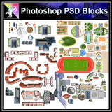 【Photoshop PSD Landscape Blocks】Landscape Paving Blocks 2 - Architecture Autocad Blocks,CAD Details,CAD Drawings,3D Models,PSD,Vector,Sketchup Download