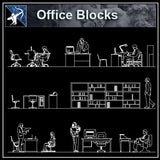 【Architecture CAD Projects】Office CAD Blocks and Plans,Elevation - Architecture Autocad Blocks,CAD Details,CAD Drawings,3D Models,PSD,Vector,Sketchup Download
