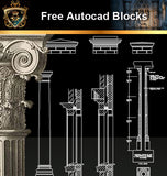 ★Free CAD Blocks-Architecture Decorative Elements V.15 - Architecture Autocad Blocks,CAD Details,CAD Drawings,3D Models,PSD,Vector,Sketchup Download