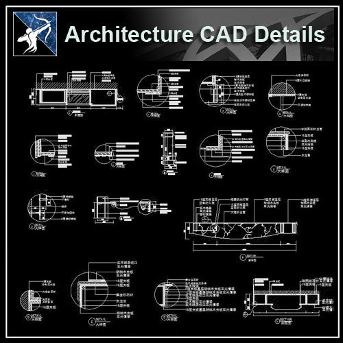 【Architecture Details】Interior Design Details - Architecture Autocad Blocks,CAD Details,CAD Drawings,3D Models,PSD,Vector,Sketchup Download