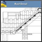 【CAD Details】Roof CAD Details - Architecture Autocad Blocks,CAD Details,CAD Drawings,3D Models,PSD,Vector,Sketchup Download