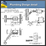 【CAD Details】Plumbing Design CAD Details - Architecture Autocad Blocks,CAD Details,CAD Drawings,3D Models,PSD,Vector,Sketchup Download