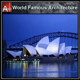 【Famous Architecture Project】Sydney Opera House-CAD Drawings - Architecture Autocad Blocks,CAD Details,CAD Drawings,3D Models,PSD,Vector,Sketchup Download