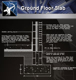 【Free Floor Details】Ground Floor Slab - Architecture Autocad Blocks,CAD Details,CAD Drawings,3D Models,PSD,Vector,Sketchup Download