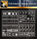 ★Full Interior Design Blocks 5 - Architecture Autocad Blocks,CAD Details,CAD Drawings,3D Models,PSD,Vector,Sketchup Download