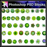 【Photoshop PSD Landscape Blocks】Landscape Tree Blocks 1 - Architecture Autocad Blocks,CAD Details,CAD Drawings,3D Models,PSD,Vector,Sketchup Download
