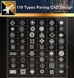 ★119 Types CAD Paving Blocks Collection - Architecture Autocad Blocks,CAD Details,CAD Drawings,3D Models,PSD,Vector,Sketchup Download
