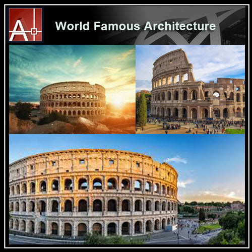 【Famous Architecture Project】Colosseum-Architectural 3D SKP model - Architecture Autocad Blocks,CAD Details,CAD Drawings,3D Models,PSD,Vector,Sketchup Download