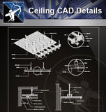 【Ceiling Details】Free Ceiling Details 1 - Architecture Autocad Blocks,CAD Details,CAD Drawings,3D Models,PSD,Vector,Sketchup Download