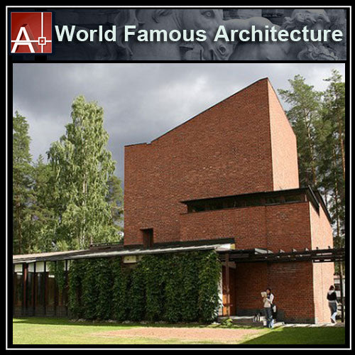 【Famous Architecture Project】Town council-Alvar Aalto-Architectural works - Architecture Autocad Blocks,CAD Details,CAD Drawings,3D Models,PSD,Vector,Sketchup Download