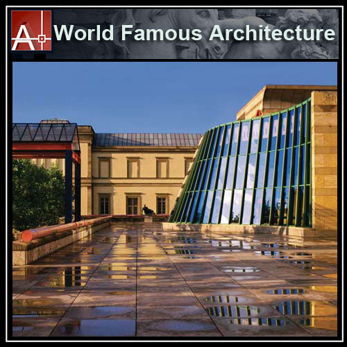 【Famous Architecture Project】Staatsgalerie Stuttgart-Architectural CAD Drawings - Architecture Autocad Blocks,CAD Details,CAD Drawings,3D Models,PSD,Vector,Sketchup Download