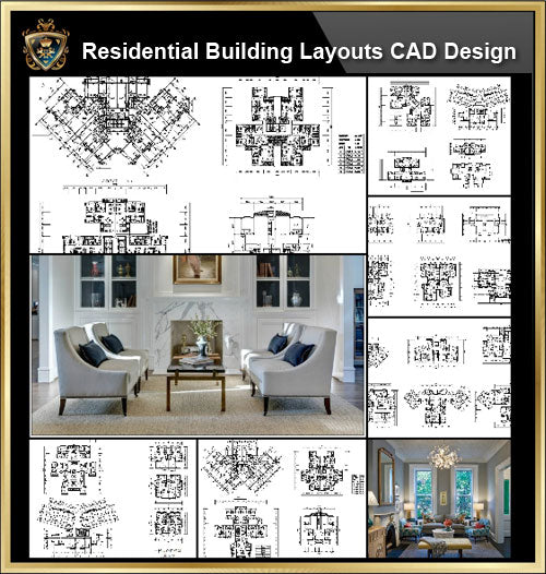 ★【Over 58+ Residential Building Plan,Architecture Layout,Building Plan Design CAD Design,Details Collection】@Autocad Blocks,Drawings,CAD Details,Elevation - Architecture Autocad Blocks,CAD Details,CAD Drawings,3D Models,PSD,Vector,Sketchup Download