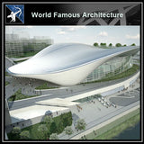 【World Famous Architecture CAD Drawings】London aquatics center architecture - Zaha Hadid architects Sketchup 3d model - Architecture Autocad Blocks,CAD Details,CAD Drawings,3D Models,PSD,Vector,Sketchup Download