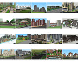★Best 20 Types of Residential Building Landscape Sketchup 3D Models Collection V.4 - Architecture Autocad Blocks,CAD Details,CAD Drawings,3D Models,PSD,Vector,Sketchup Download