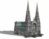 💎【Sketchup Architecture 3D Projects】15 Types of Castle Design Sketchup 3D Models V1 - Architecture Autocad Blocks,CAD Details,CAD Drawings,3D Models,PSD,Vector,Sketchup Download