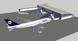 💎【Sketchup Architecture 3D Projects】10 Types of Airport Design Sketchup 3D Models V2 - Architecture Autocad Blocks,CAD Details,CAD Drawings,3D Models,PSD,Vector,Sketchup Download