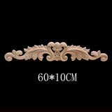European Decal Door Heart Flower Spot Wholesale and Retail Wood Furniture Wood Carving Decorative Accessories Wood Decal Carved