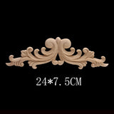 European Decal Door Heart Flower Spot Wholesale and Retail Wood Furniture Wood Carving Decorative Accessories Wood Decal Carved