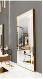 Barbershop mirror web celebrity simple floor-to-ceiling mirror cabinet wall wall hair salon mirror dedicated fashion