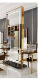 Barbershop mirror web celebrity simple floor-to-ceiling mirror cabinet wall wall hair salon mirror dedicated fashion