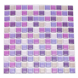 Mosaic Wall Tile Peel and Stick  Self adhesive Backsplash DIY Kitchen Bathroom Home Wall Sticker Vinyl 3D