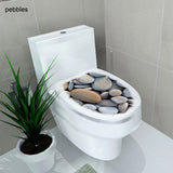 sticker WC cover toilet pedestal toilets stool toilet lid sticker WC home decoration Waterproof bathroom Accessories