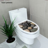 sticker WC cover toilet pedestal toilets stool toilet lid sticker WC home decoration Waterproof bathroom Accessories