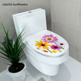 sticker WC cover toilet pedestal toilets stool toilet lid sticker WC home decoration Waterproof bathroom Accessories