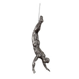 Creative Rock Climbing Men Sculpture Resin Statue Figurine Oranments Home Decor Wall Hanging Decorations