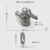 Creative Rock Climbing Men Sculpture Resin Statue Figurine Oranments Home Decor Wall Hanging Decorations