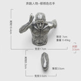 Creative Rock Climbing Men Sculpture Resin Statue Figurine Oranments Home Decor Wall Hanging Decorations