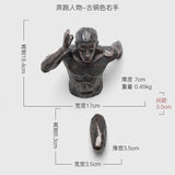 Creative Rock Climbing Men Sculpture Resin Statue Figurine Oranments Home Decor Wall Hanging Decorations