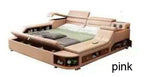 High Quality Genuine leather bed frame Soft Beds massager storage safe for bedroom