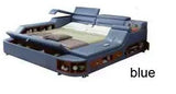 High Quality Genuine leather bed frame Soft Beds massager storage safe for bedroom