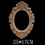 Carved Unpainted Ornamental Natural Wood Applique Wood Mouldings Onlay Wood Decal Long Rose Wooden Cabinet Furniture Corner NEW