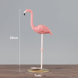 3 Style Resin Flamingo Figurine Modern Simulation Animal Statue For Home Decoration Wedding Party Ornament Valentines Gift