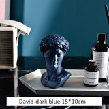 Nordic Venus Statue Resin Gypsum Head Sculpture David Apollo Portrait Home Decoration Accessories