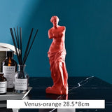 Nordic Venus Statue Resin Gypsum Head Sculpture David Apollo Portrait Home Decoration Accessories