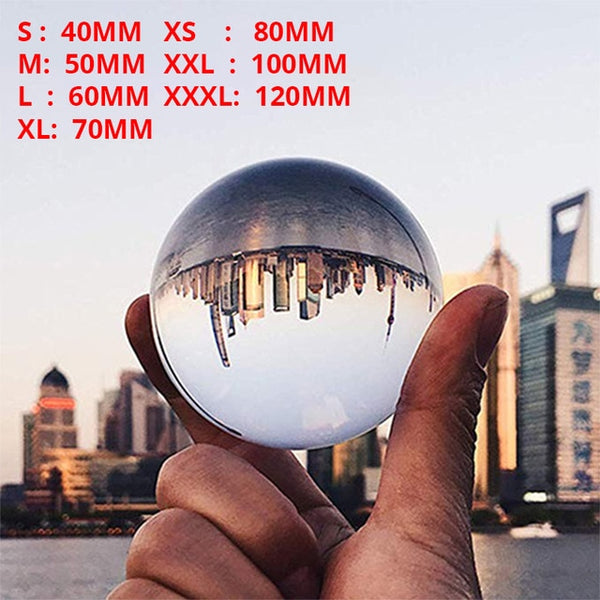 Globe K9 Clear Chandelier Lens Ball Crystal Glass Ball Crystal Ball Stand For Sphere Photography Decoration Home Decorative ball