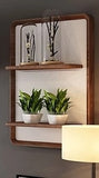 Moderno minimalista blanco pintado café Mesa TV armario combinación de grano de madera estirable mesita para café de sala de estar