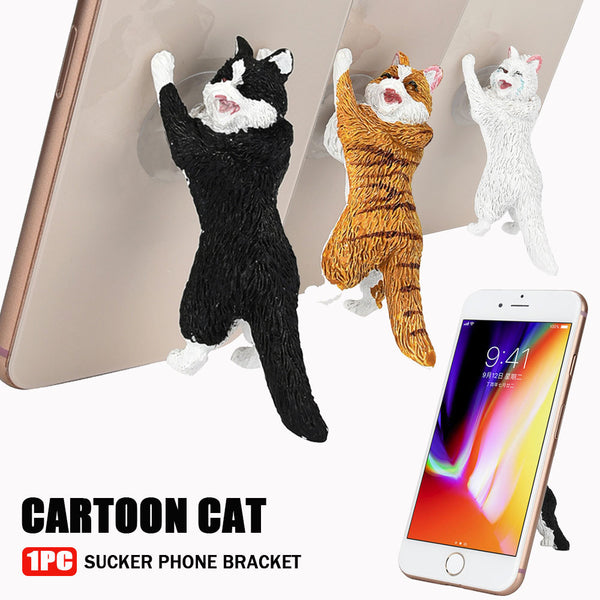 Cute Cartoon Cat Phone Sucker Bracket Simulation Animal Model Phone Bracket - Architecture Autocad Blocks,CAD Details,CAD Drawings,3D Models,PSD,Vector,Sketchup Download