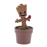 Mini Baby Groot Flowerpot Figure Collection Miniature Model Toy for Home Office Table Decoration Kids Gifts