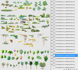 【Photoshop PSD Landscape Blocks】Hand-painted Tree Blocks 4 - Architecture Autocad Blocks,CAD Details,CAD Drawings,3D Models,PSD,Vector,Sketchup Download