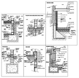 【CAD Details】Details of constructive sections concrete blocks design drawing - Architecture Autocad Blocks,CAD Details,CAD Drawings,3D Models,PSD,Vector,Sketchup Download