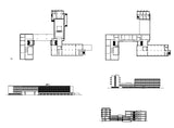 【World Famous Architecture CAD Drawings】Bauhaus_Dessau-Walter Gropius - Architecture Autocad Blocks,CAD Details,CAD Drawings,3D Models,PSD,Vector,Sketchup Download